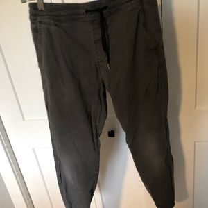 Gray Hollister Jogger Dress Pants